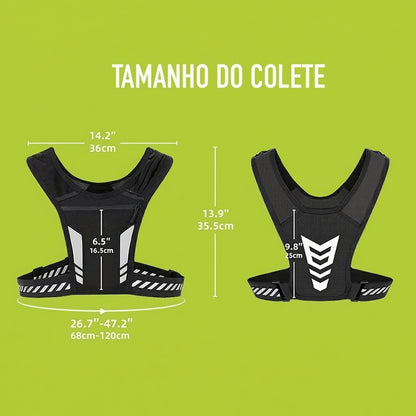 RunFlow™ – Colete Ultraleve Refletivo