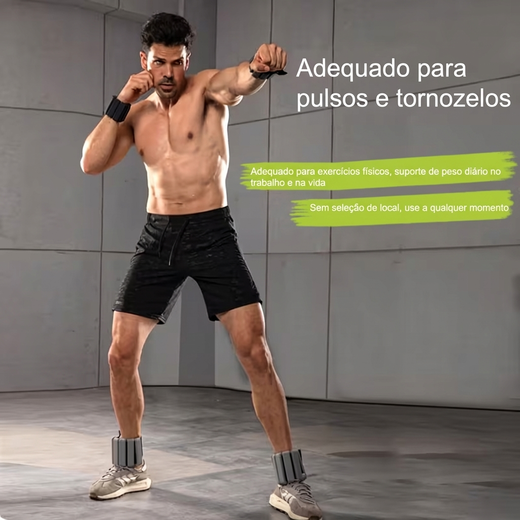 FlowForce™ – Pesos para Tornozelo e Pulso
