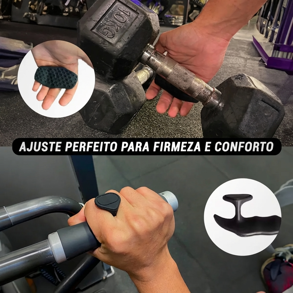 GripCore™ Pro – Protetor de Mão para Musculação
