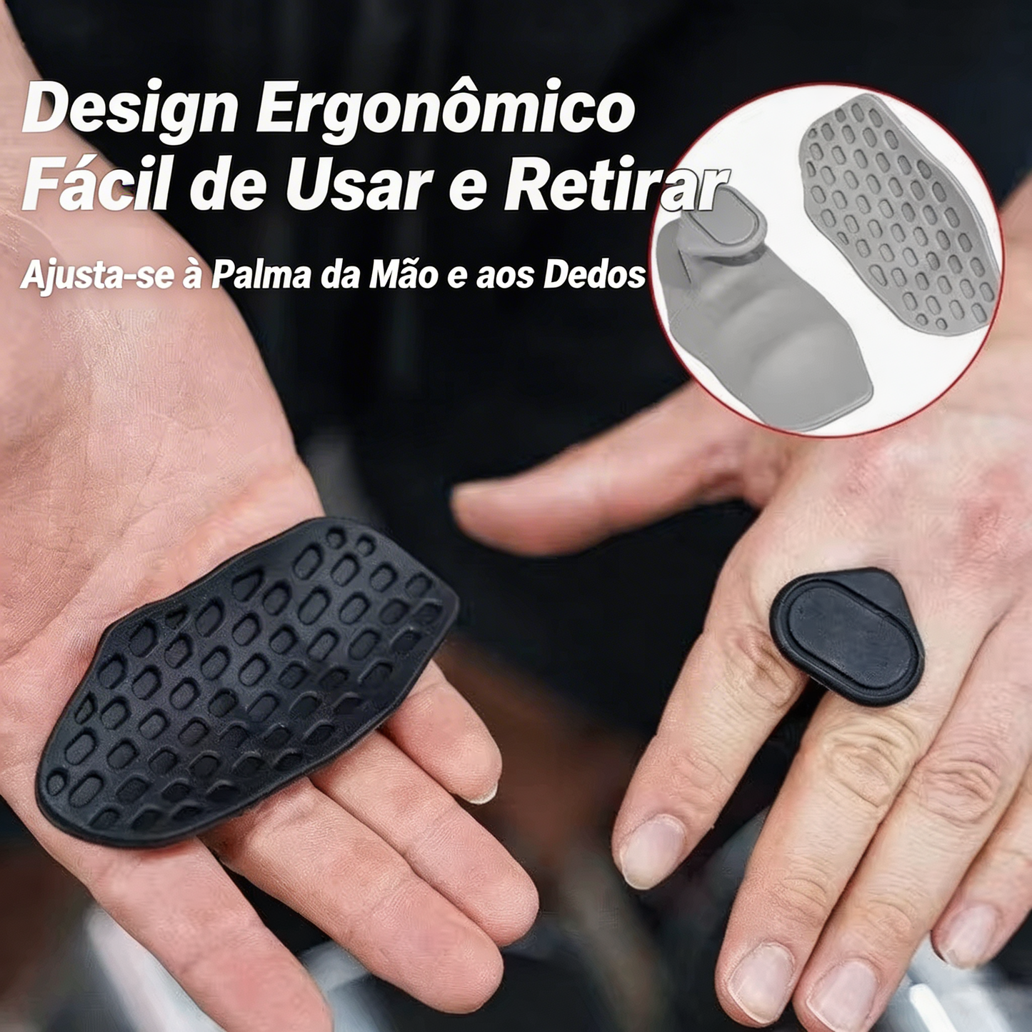 GripCore™ Pro – Protetor de Mão para Musculação