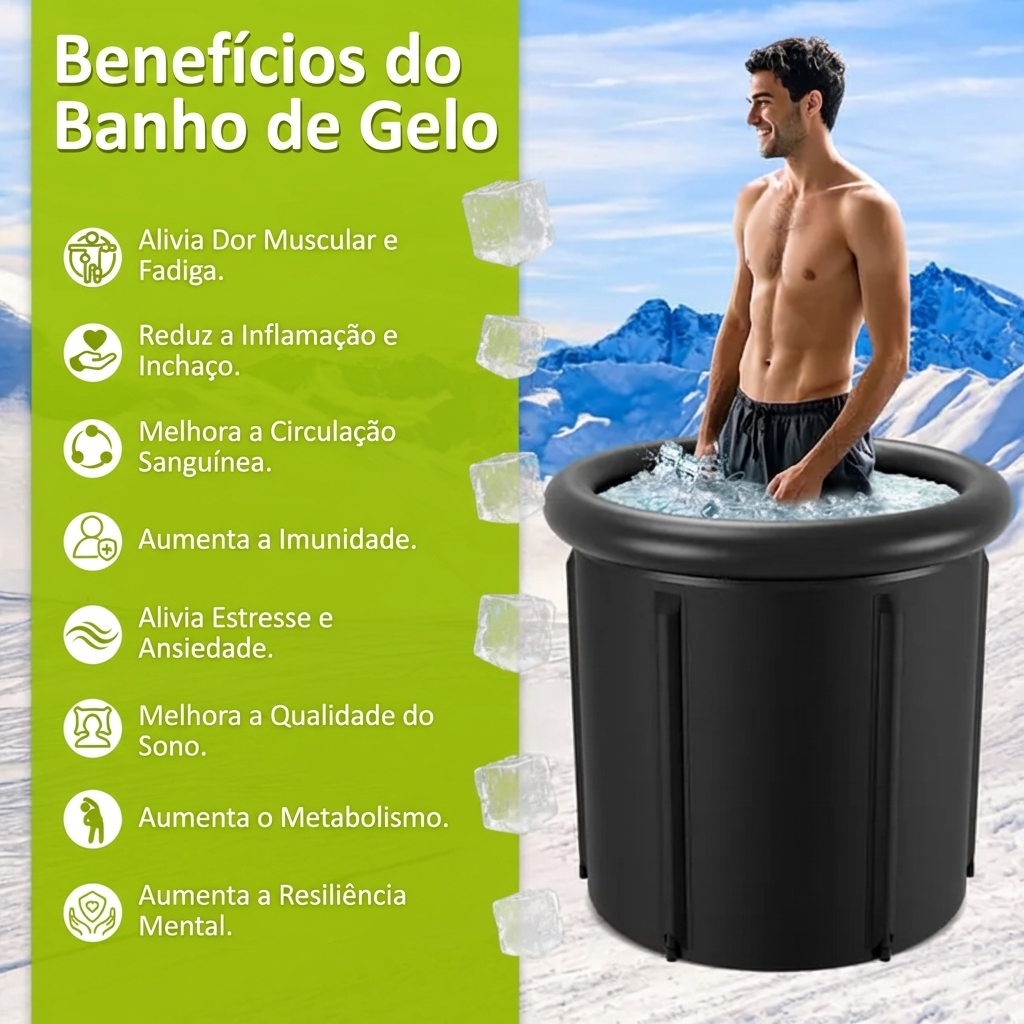 IceCore™ – Banheira de Gelo 300L