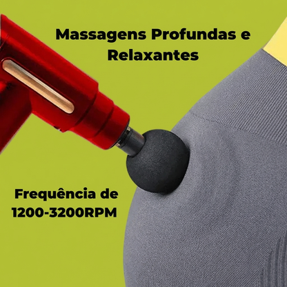 MuscleX™ Pro – Pistola de Massagem Profissional
