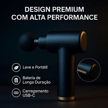 MuscleX™ Pro – Pistola de Massagem Profissional