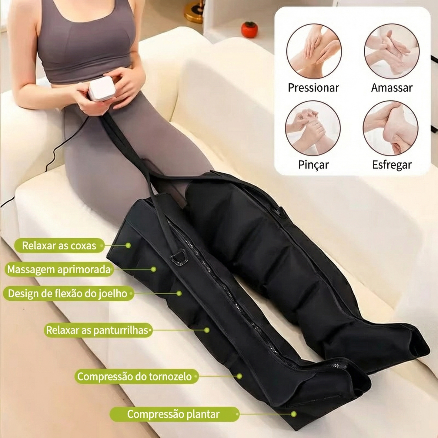 PressLeg™ – Bota de Compressão Pneumática
