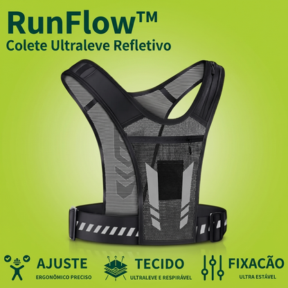 RunFlow™ – Colete Ultraleve Refletivo