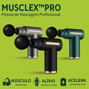 MuscleX™ Pro – Pistola de Massagem Profissional