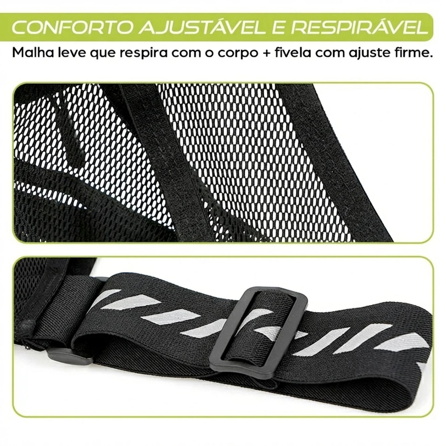 RunFlow™ – Colete Ultraleve Refletivo